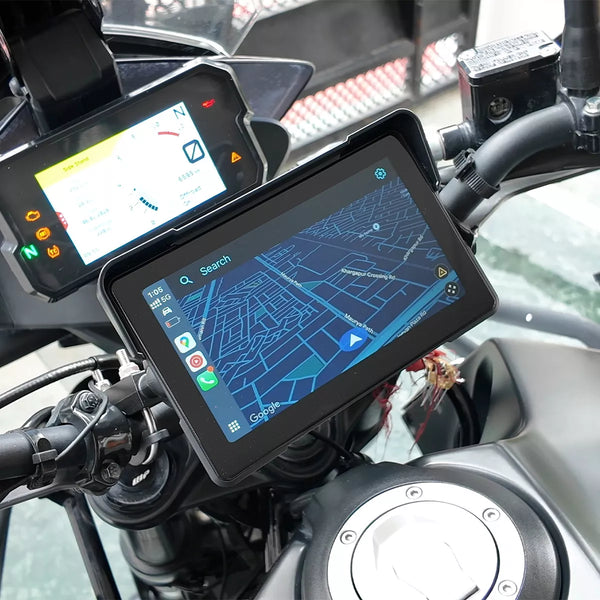 Motorcycle CarPlay Android Auto display OEM manufacturing platform